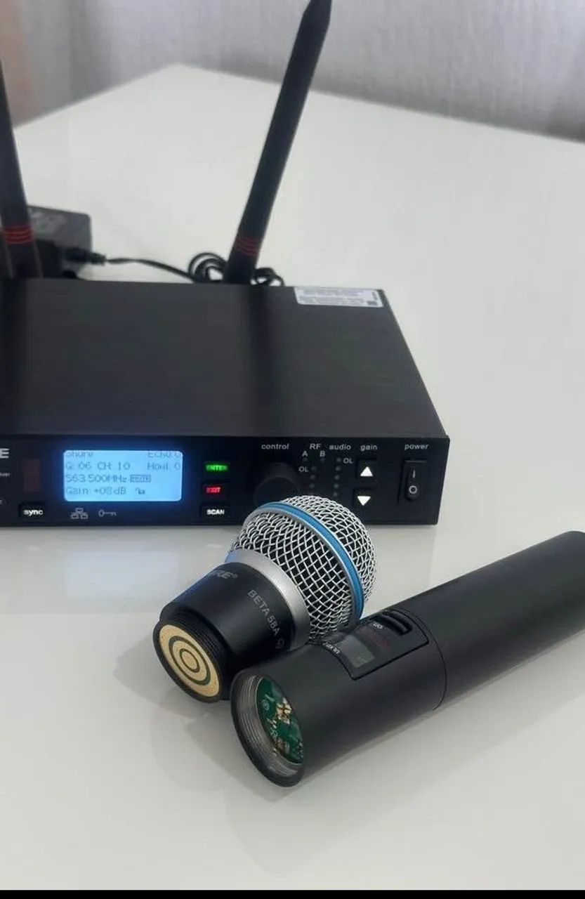 Microfone Sem Fio Shure ULXD4 Beta58a64197818139265121