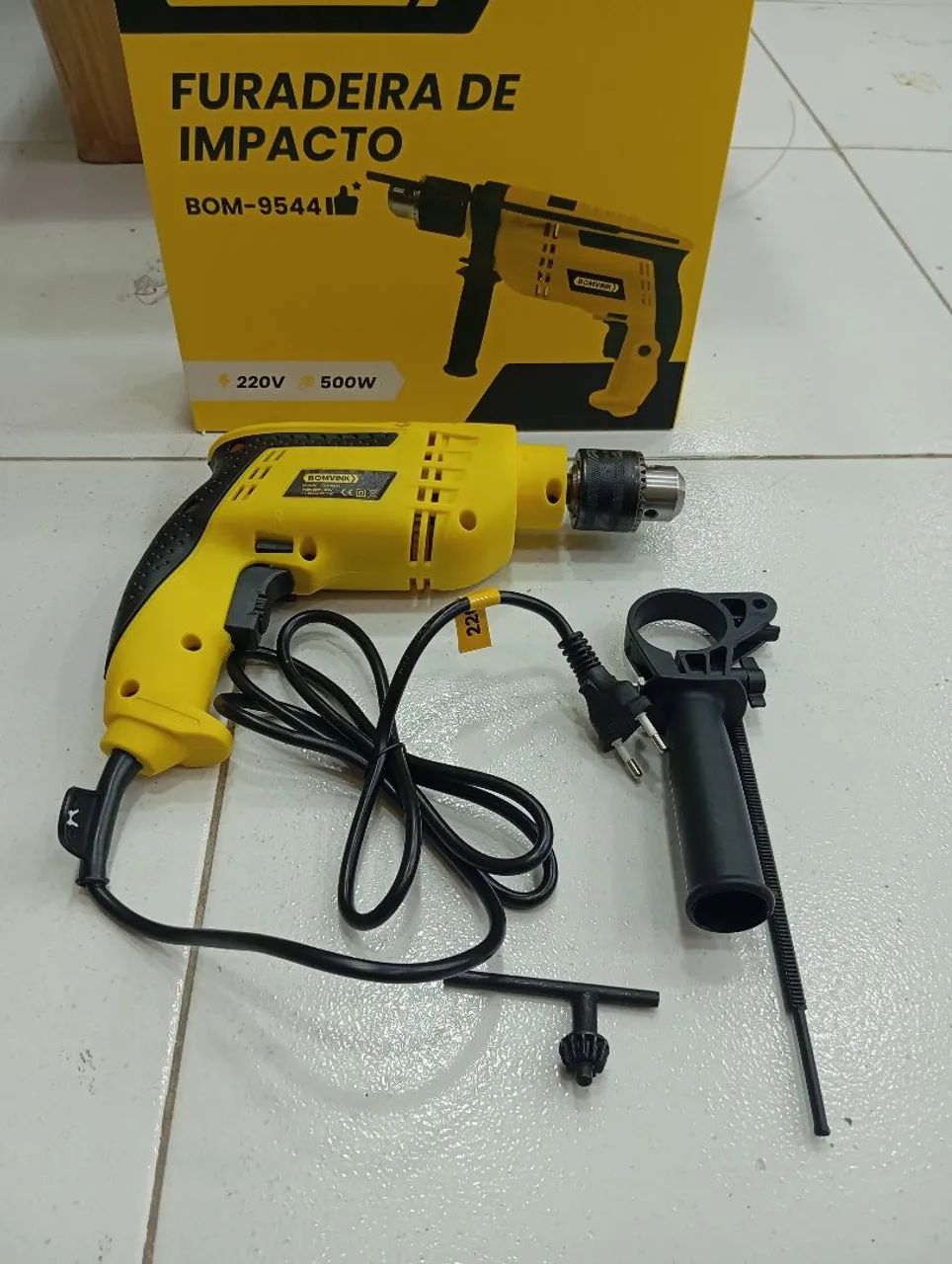 Furadeira de impacto 500W - Foto 5