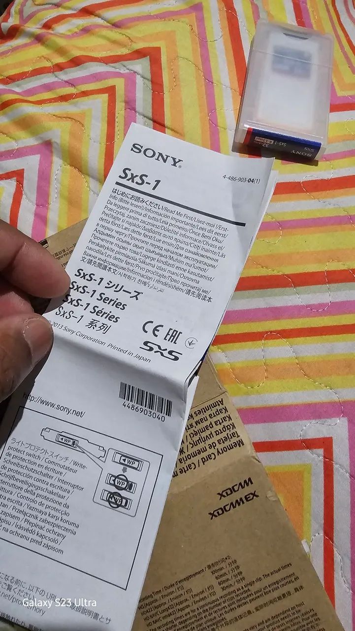 Cartão de Memória SxS 32GB Sony SBS-32G1C - Foto 4