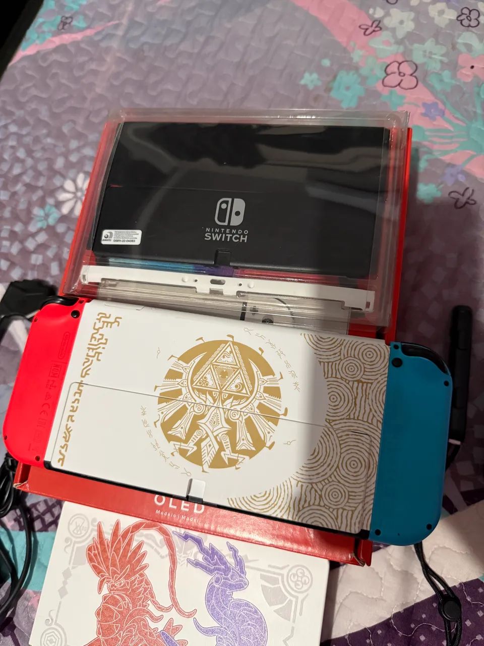 Nintendo Switch Oled Desbloqueado + 512gb sd - Foto 6