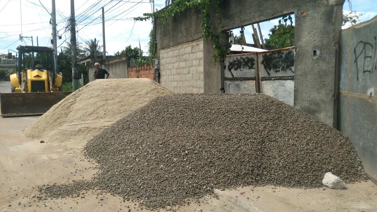 Areia e outros Materiais de construção 