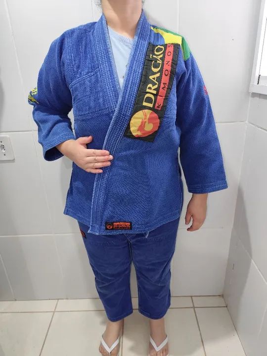 Kimono de Jiu-Jitsu Dragão Kimonos Azul