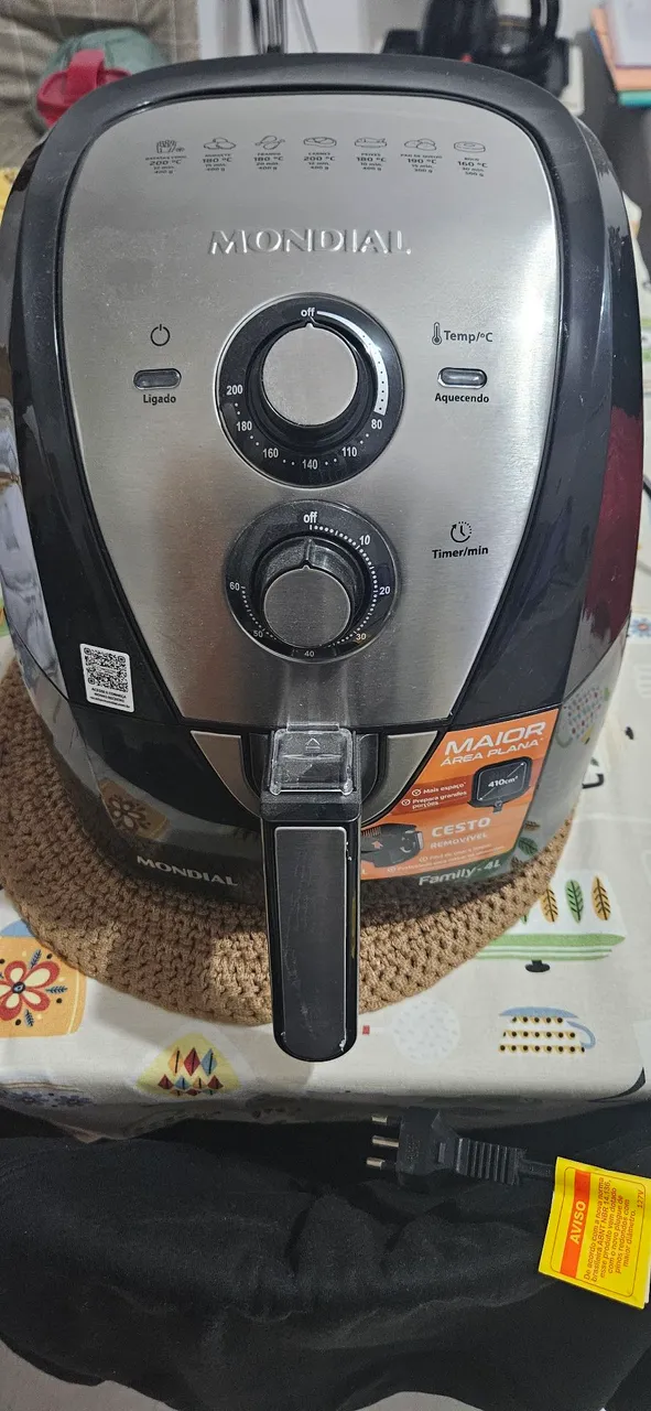 Fritadeira Elétrica Air Fryer Mondial Family 4L