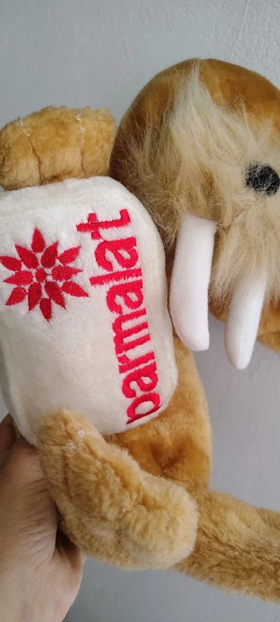 Boneco antigo Leão Parmalat pelúcia  - Foto 3