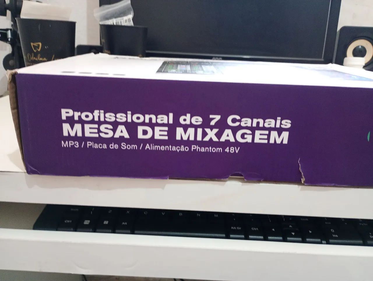 Mesa de som 7 canais - Aparelhos de Som - Nova Esperança