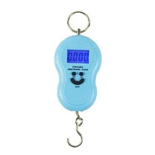 Balança suspensa digital de gancho até 50kg de mão ideal para pesca caça mala bolsa - novo