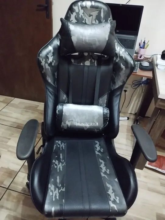 Cadeira thunderx3 verde militar - Foto 4