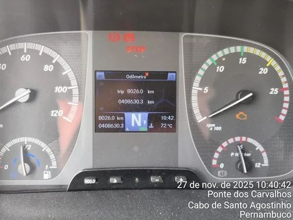 MB Axor 2544 6x2 ano 2021/22 completo - Foto 9