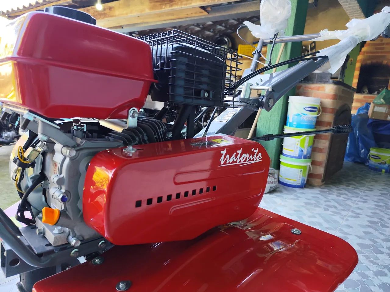 Tratorito branco 6.5 hp - Foto 2