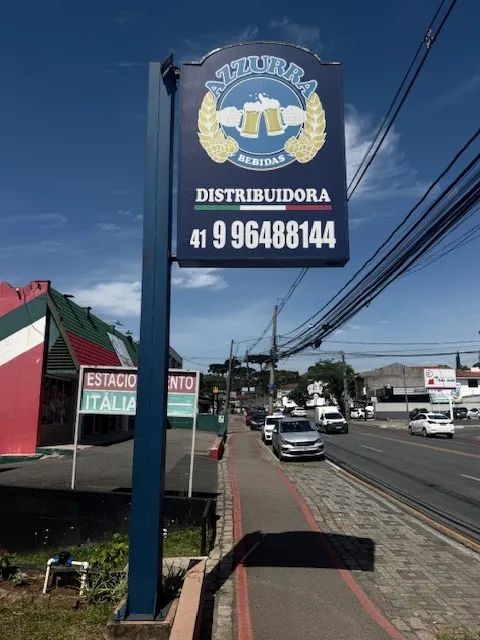 Placa Rua Publicidade - Poste (4.60m)