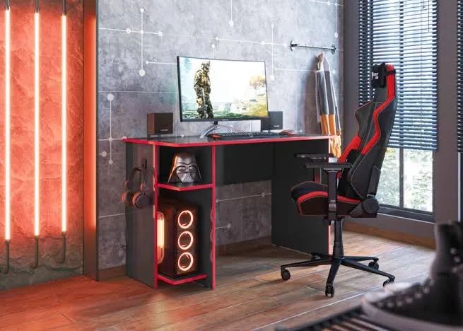 Escrivaninha gamer simples - Promoção  - Foto 3