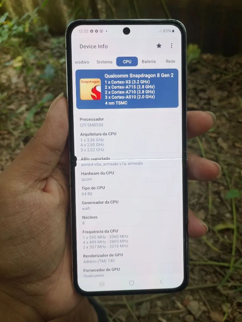 Zflip 5, 256/8+8. Venda ou troca, leia tudo. - Foto 3