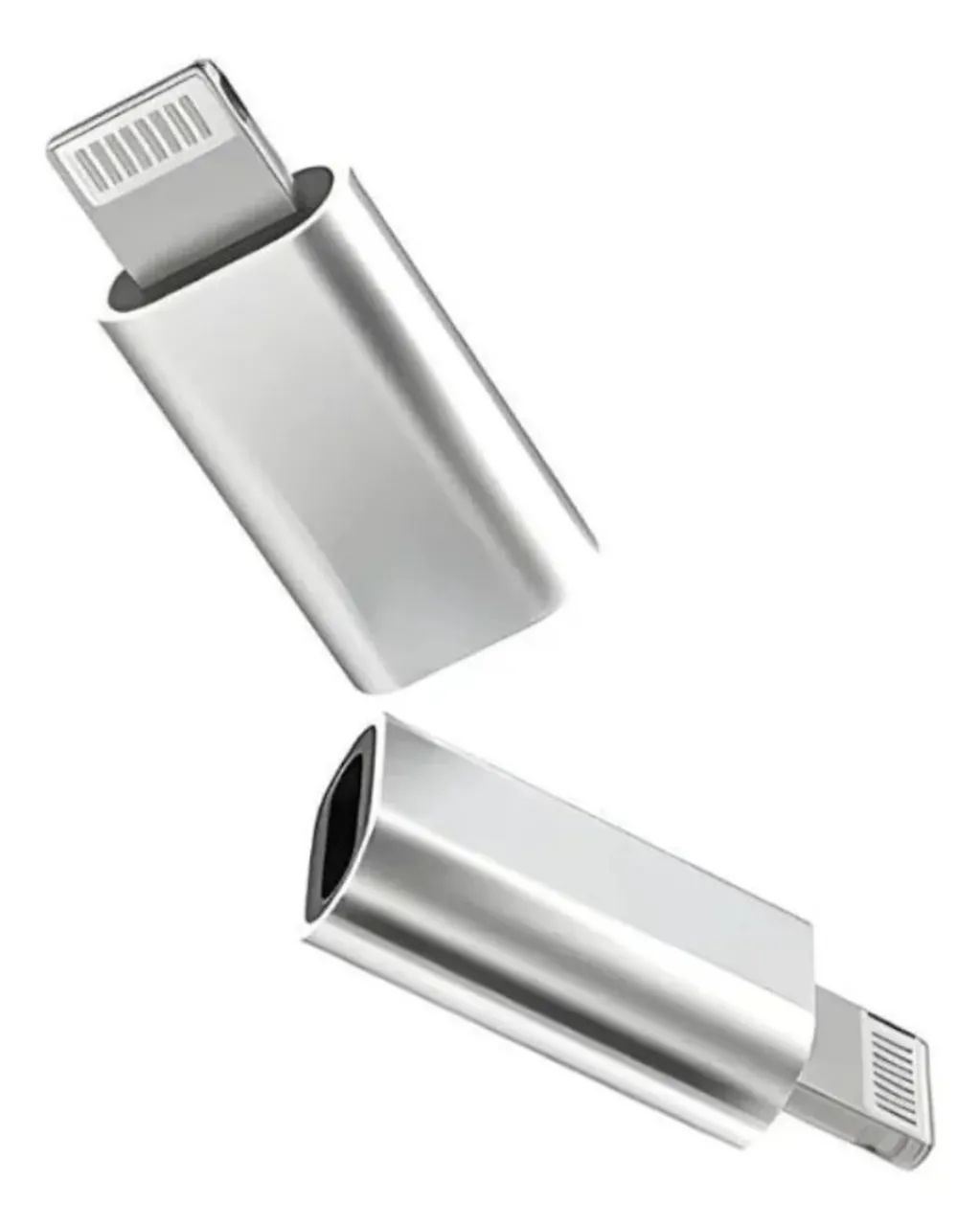 Adaptador De Celular iphone Lightning Fêmea Para Type C macho - Foto 2