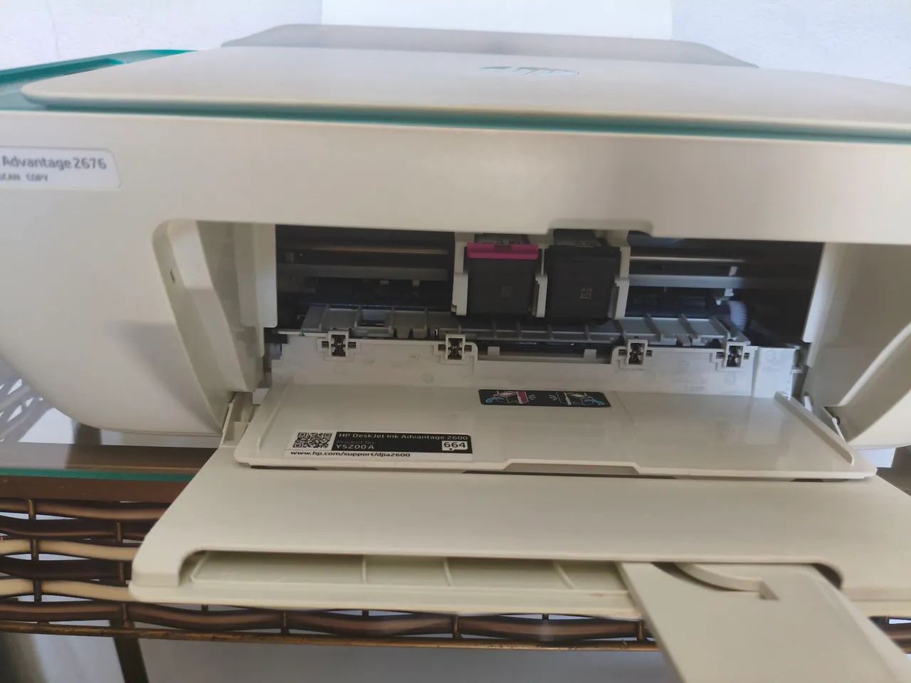 Impressora HP Deskjet Ink Advantage 2606 cartucho 664 - Foto 2