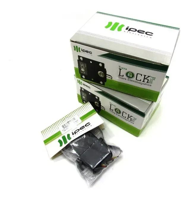 Kit Trava De Segurança Para Portão Basculante 220v Ipec Lock Plus
