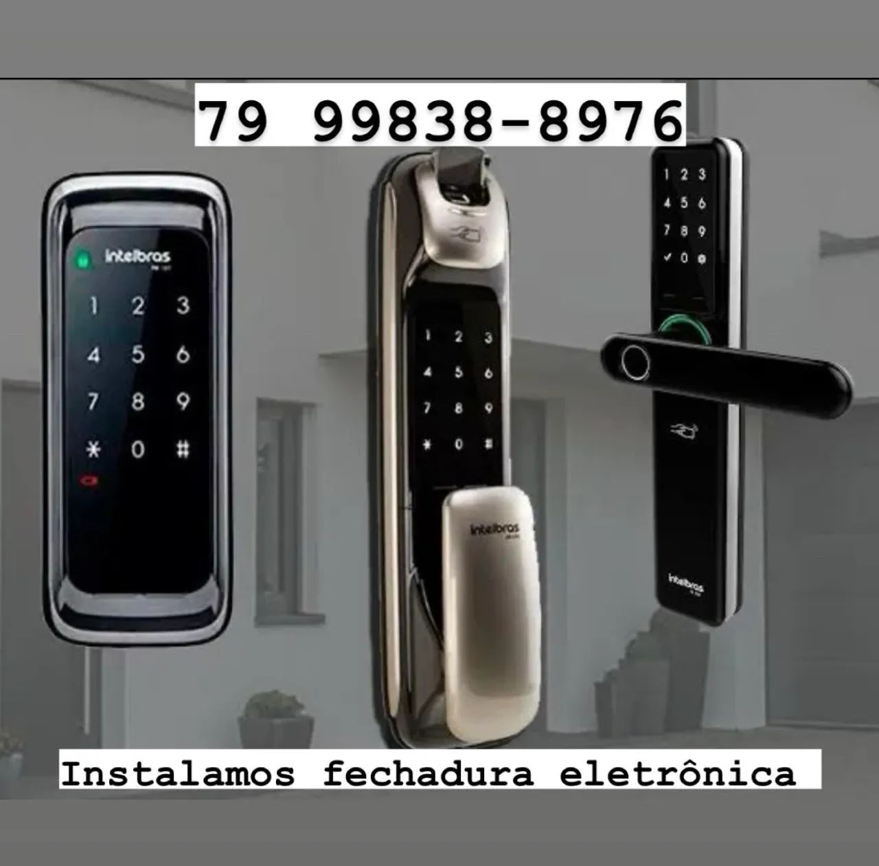 Fechadura eletrônica instalação 