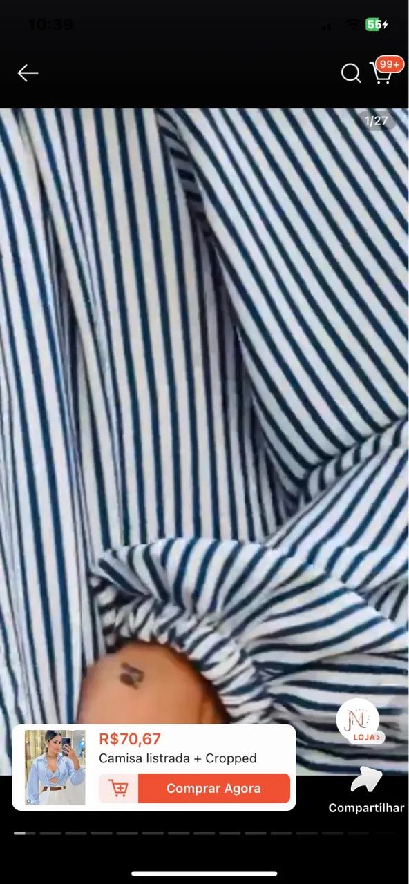 Camisão +top - Foto 2