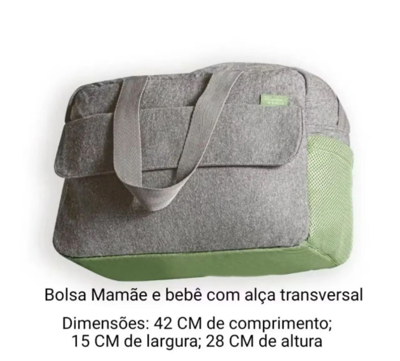 Bolsa Natura Mamãe e Bebê com trocador Prática - Foto 3