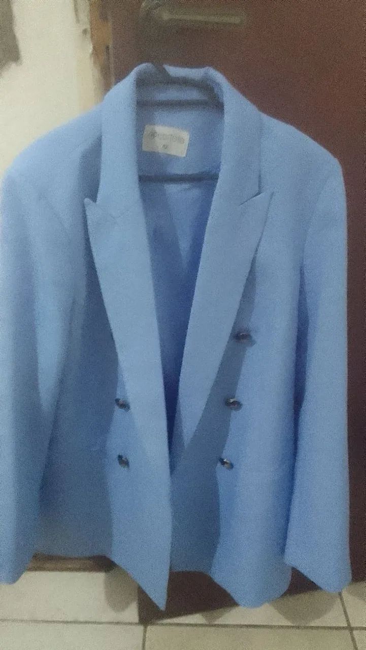 Terno azul social 