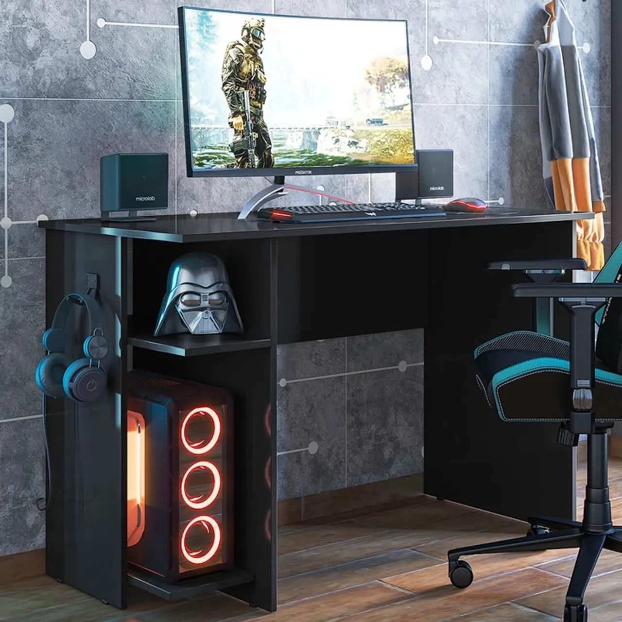 Escrivaninha gamer simples - Promoção 