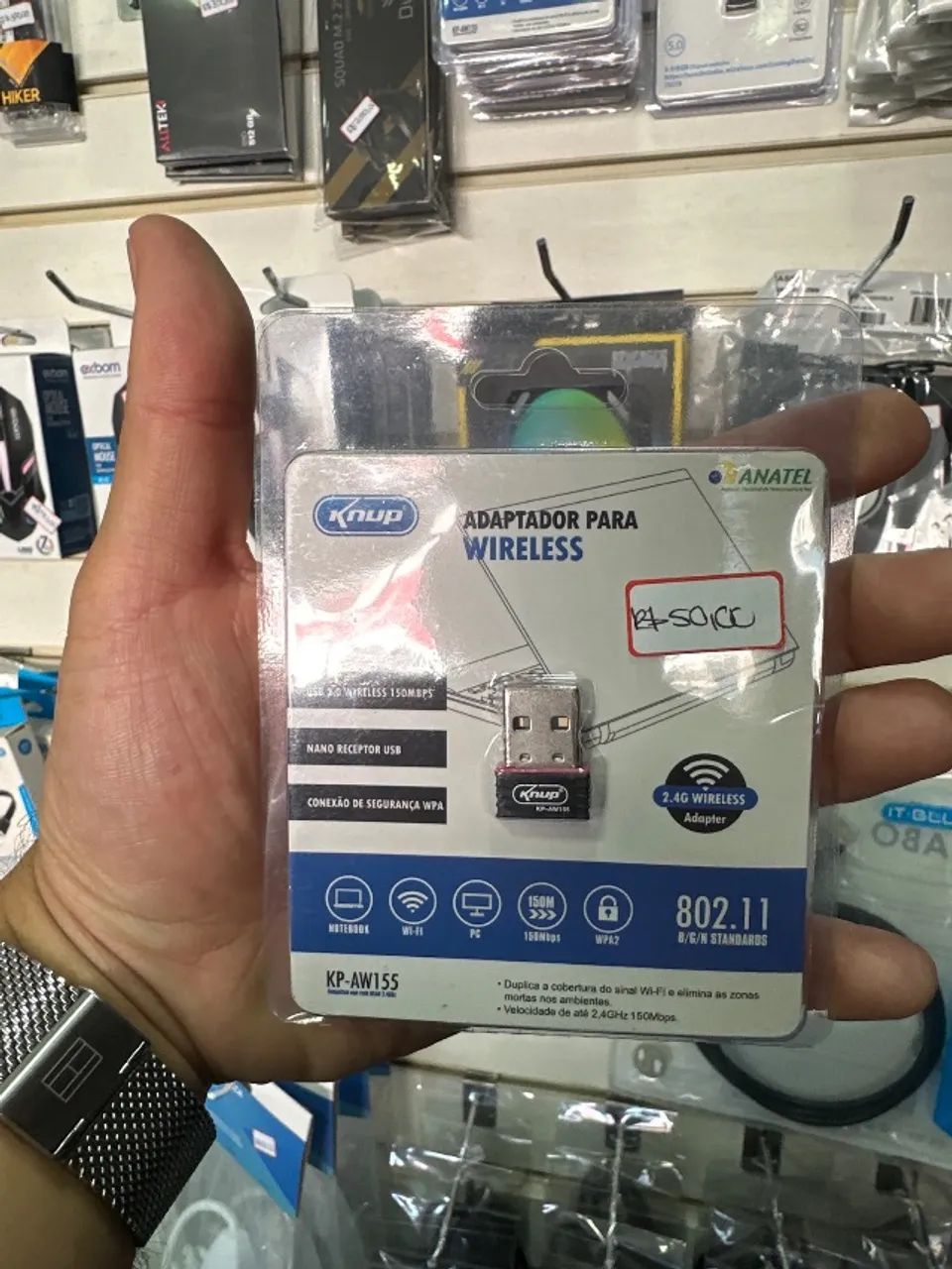 Adaptador Wi Fi Wireless- Novo com Garanta - Lojaswiki - Foto 3