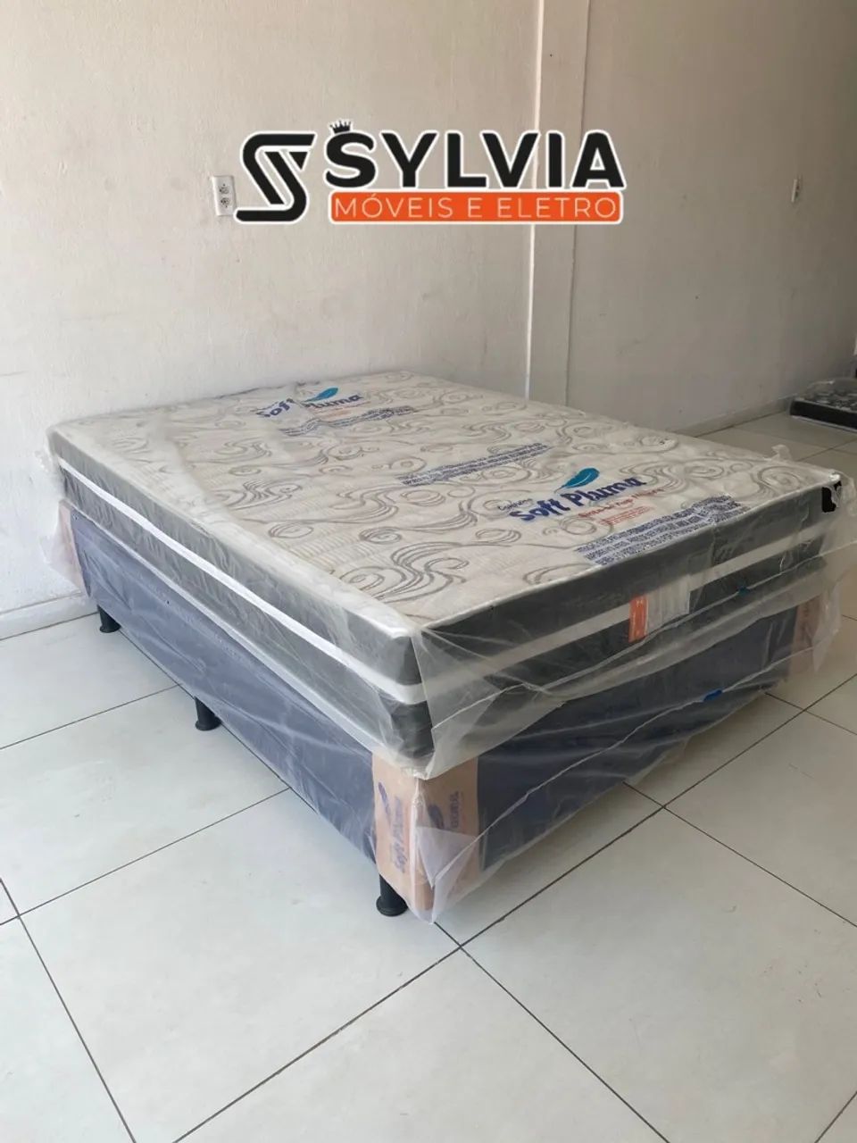 Cama Box Casal colchão 24cm Soft Pluma