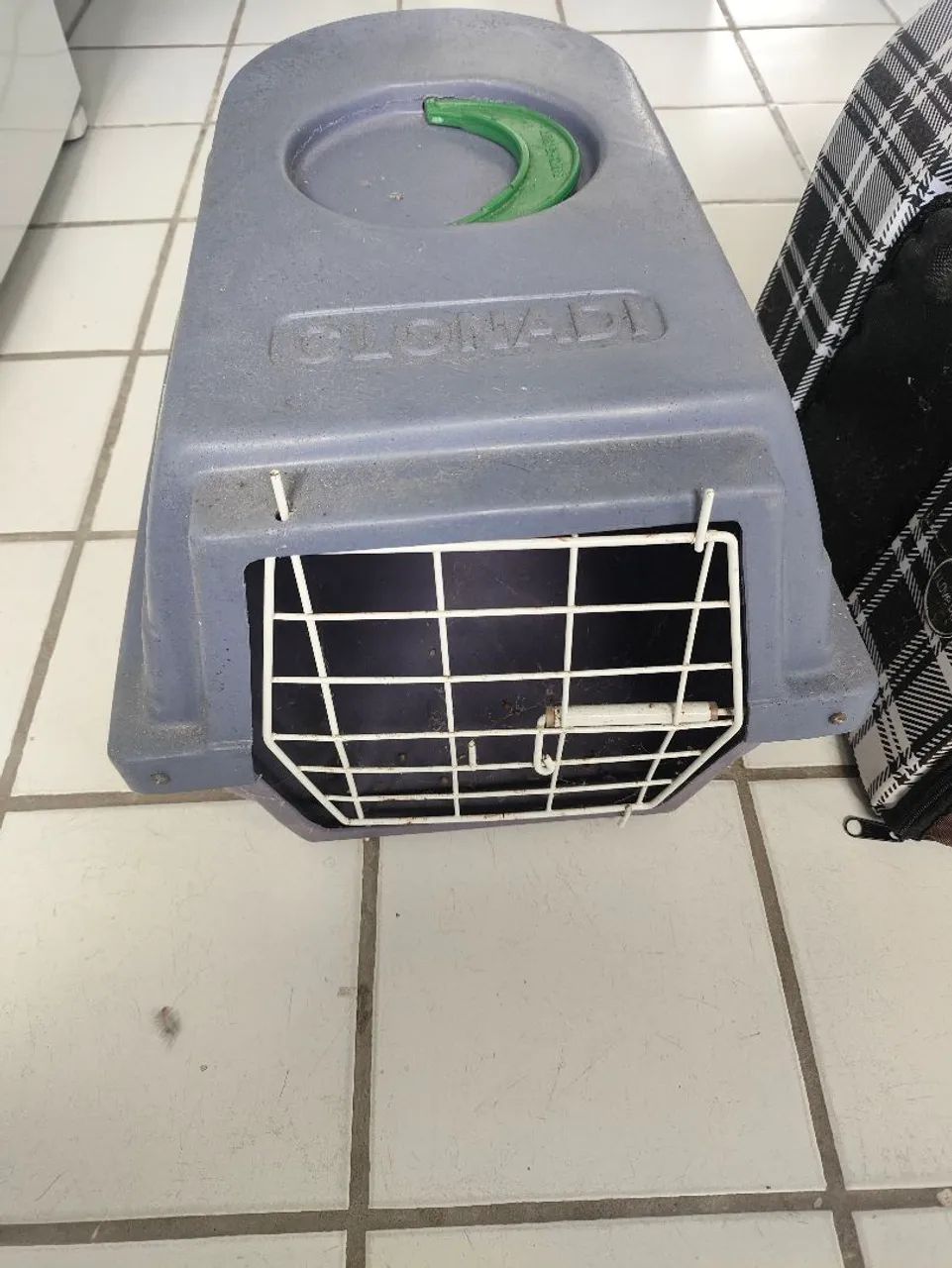 Caixa e bolsa de transporte Pet - pequena - aprox 45cm x 30cm x 30cm - Foto 2