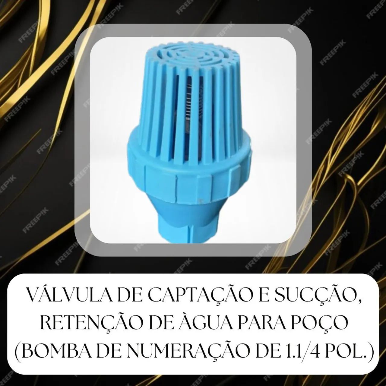 Válvula de Captação e Sucção para Poço - 1 1/4 Pol. - Foto 2