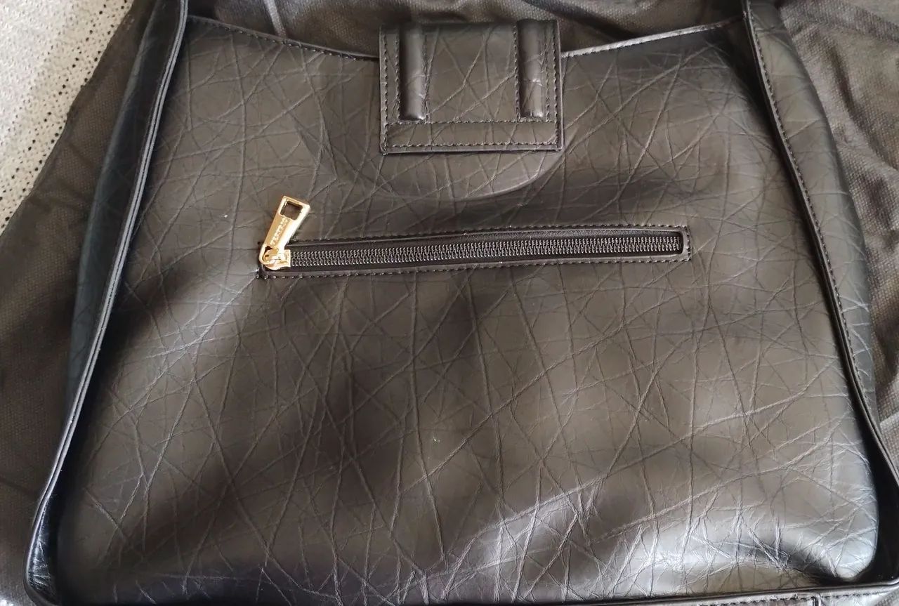 Bolsa de Ombro Feminina Clássica Preta - Foto 4