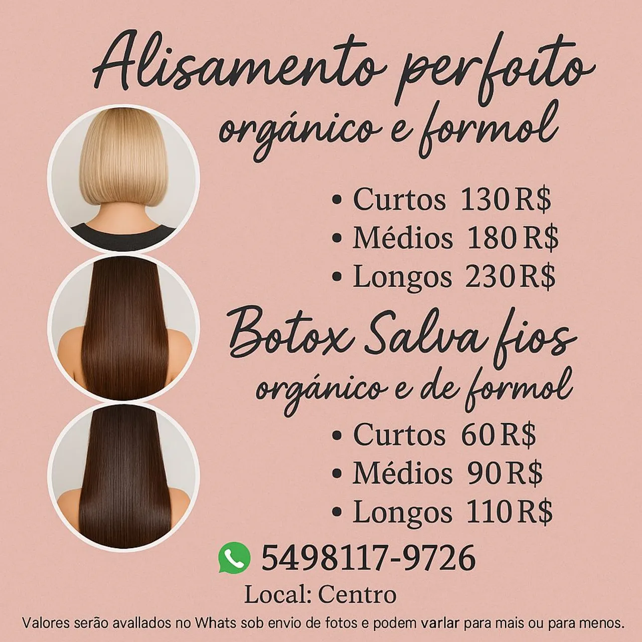 Cabelo impecável