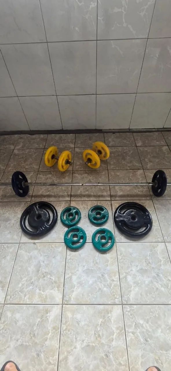 Vendo Anilhas 54kg - Foto 3