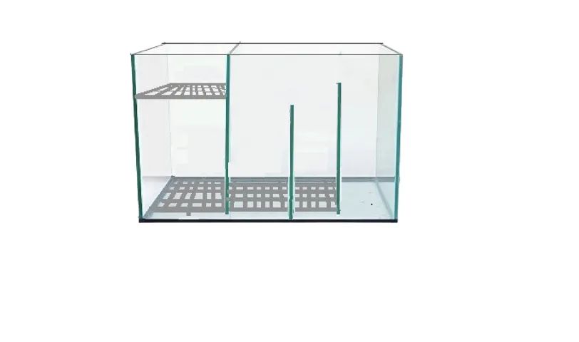 Filtro Aquário tipo Sump 50x30x35cm Vidro 6mm para Aquário Água Doce de até 300 litros - Foto 2