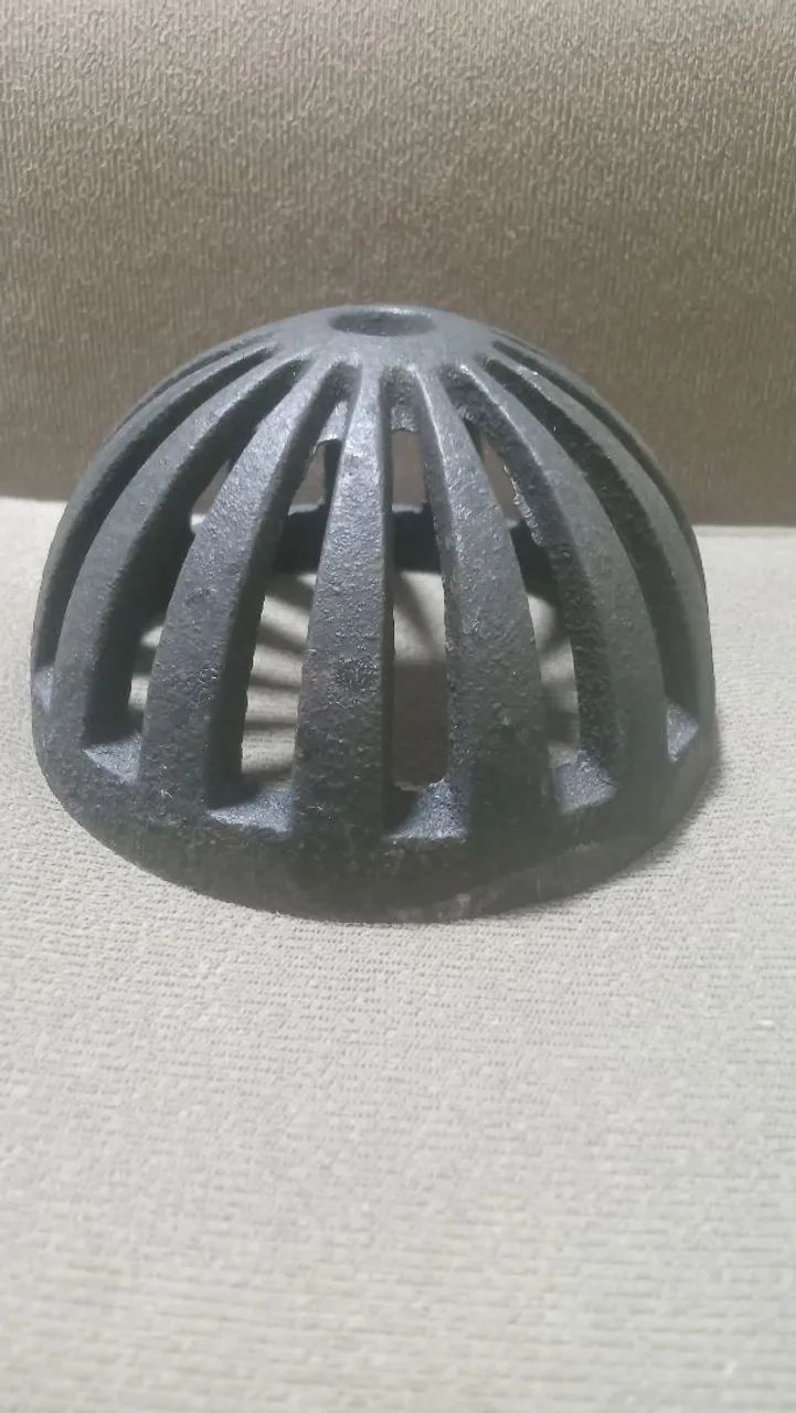 Ralo Hemisferico Abacaxi Ferro Fundido 100mm - Foto 4