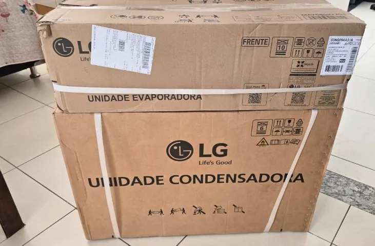 Ar Condicionado Split Inverter LG Hi Wall Dual Voice +AI 9000 BTUs Frio 220V - Novo e Lacr