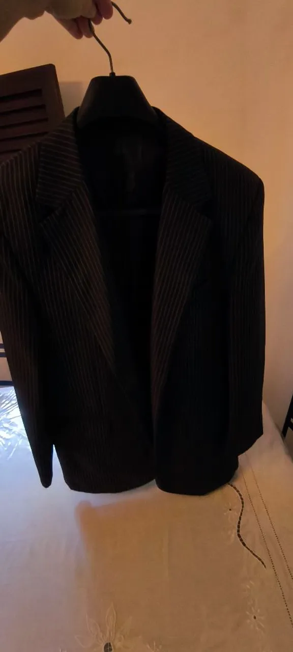Blazer risca de giz clássico - Paletó