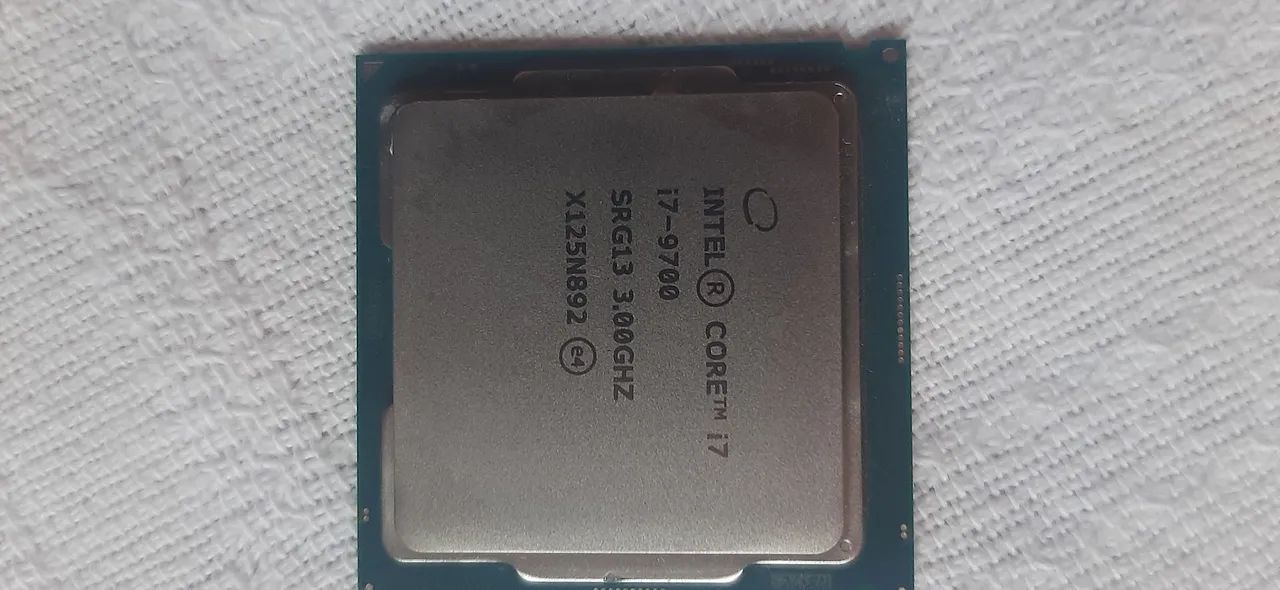 Processador Intel Core i7 9700 novo 