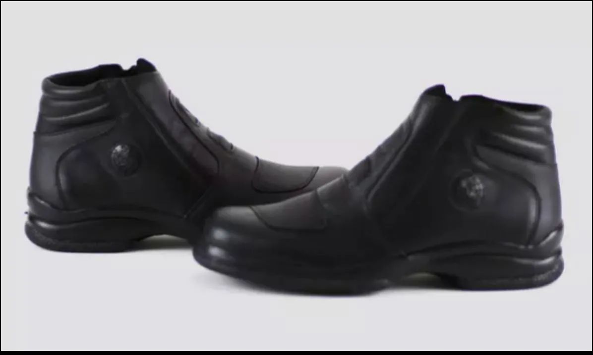 Bota Mondeo Couro motociclista Nova - Foto 4