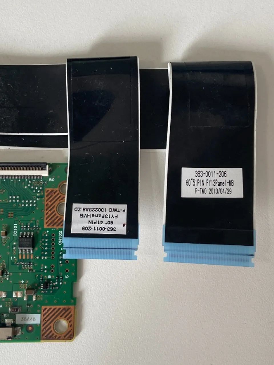 Placa Tcon Sony Kdl-60r555a Cpwbx Runtk 5348tp Com Flats - Foto 6