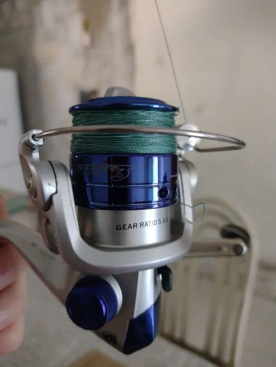 2X VARAS + CARRETILHA MARINE SPORTS - Foto 3