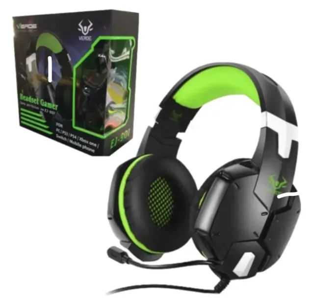 Lacrado Headset Professional VERDE EJ-901