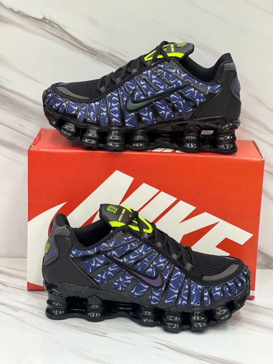 Nike Shox 12 molas - Branco com Dourado - Novo - Foto 3