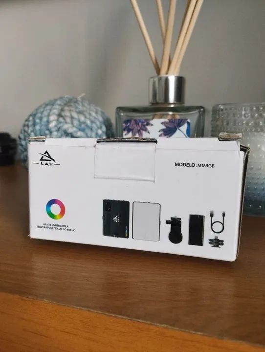 Luz de preenchimento RGB Mobile para câmera, tablet e celular - Foto 4