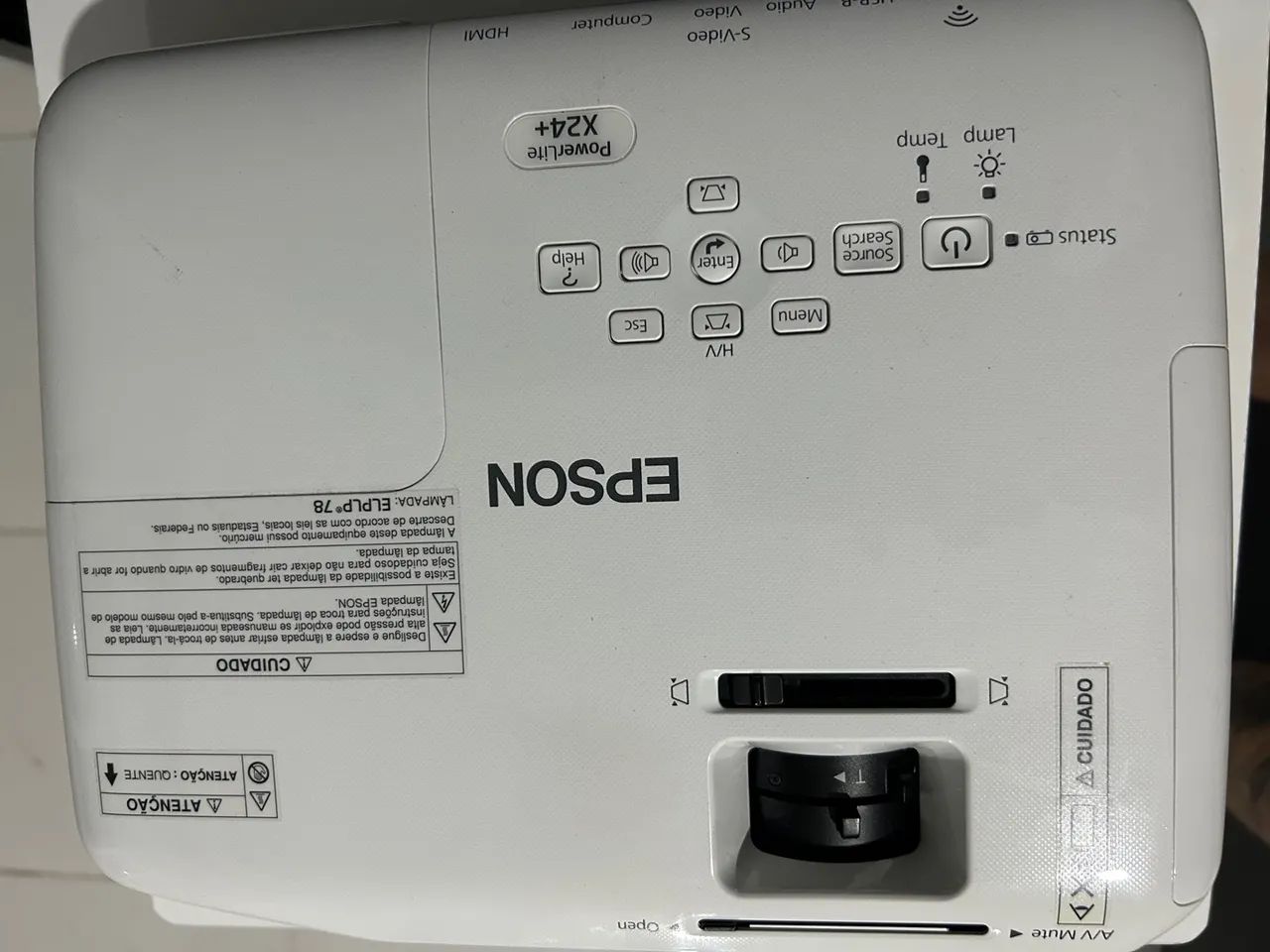 Projetor profissional EPSON LCD H553A - Foto 4