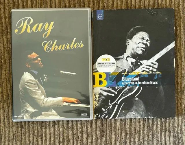 Dvd: Bluesland Duplo ( Cd + Dvd ) + Ray Charles - Bom Estado