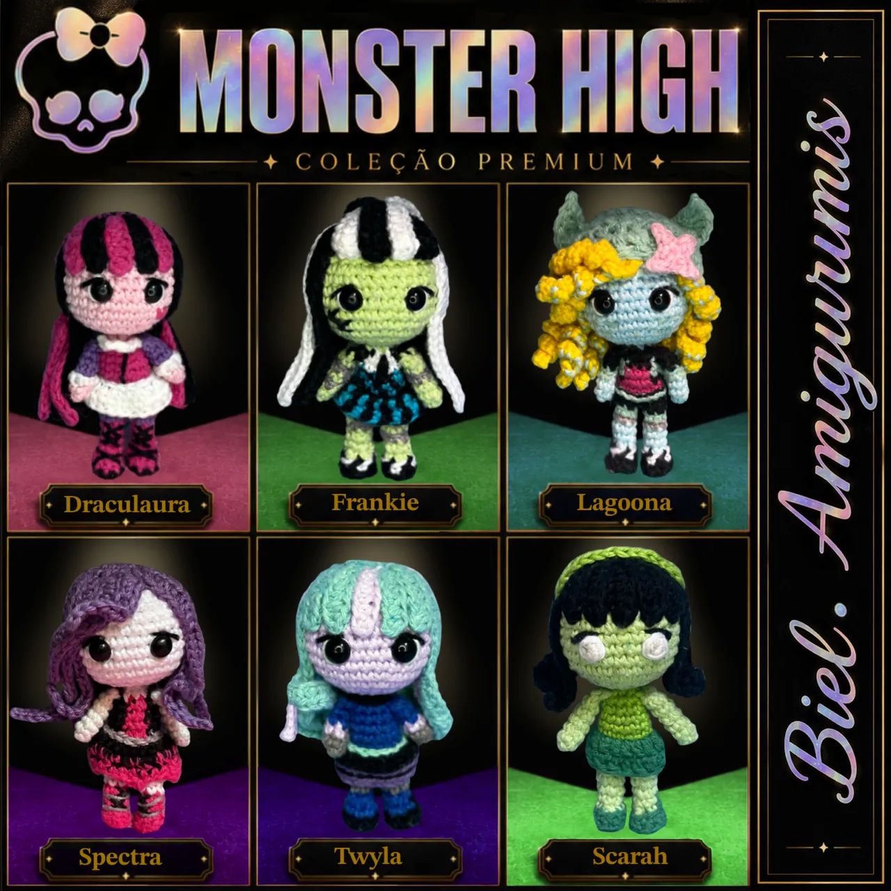Monster High em Amigurumi