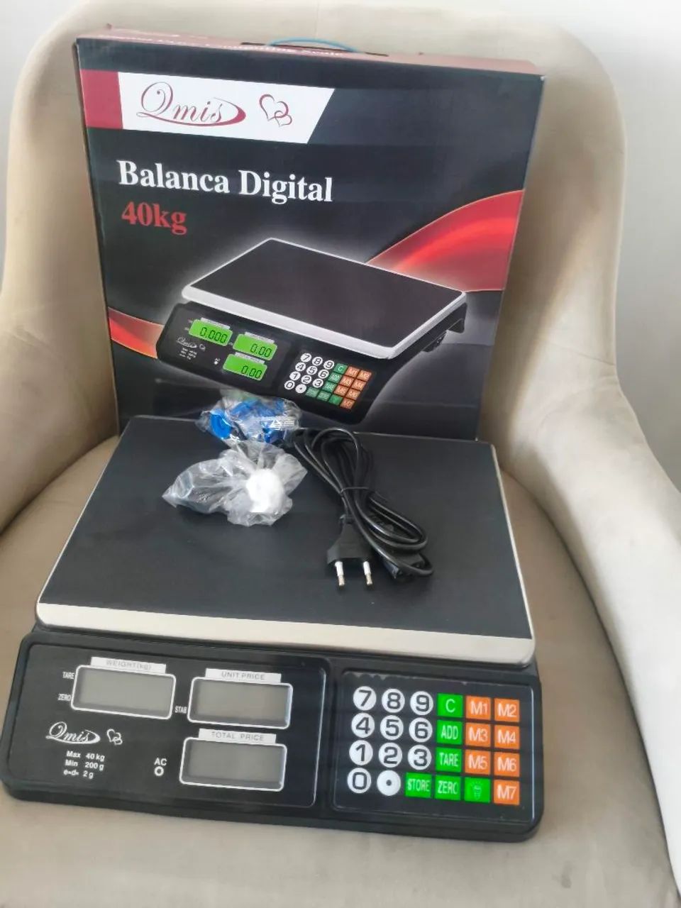 Balança com display e bateria interna  - Foto 3