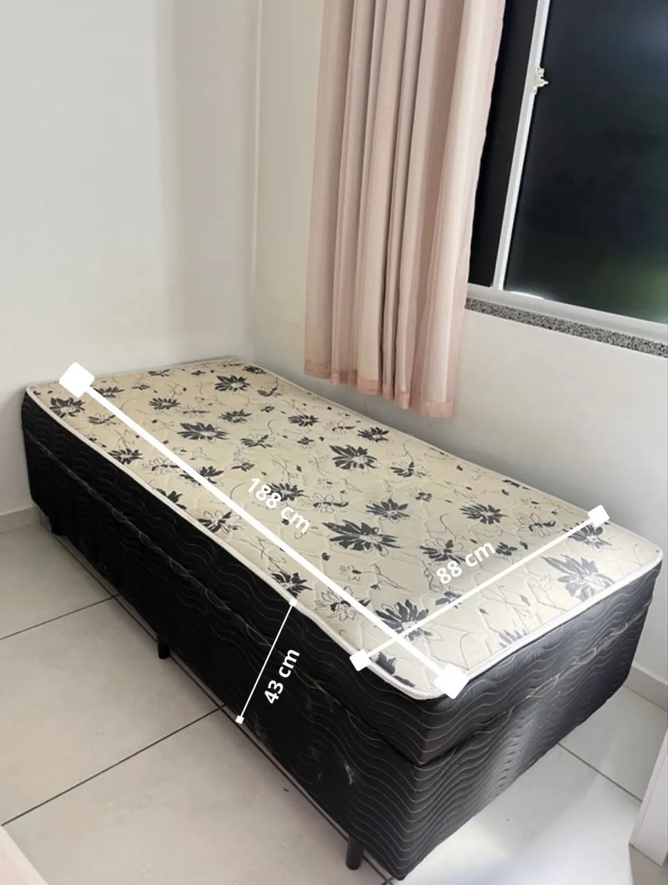 Cama Conjugada Solteirão Union Ortopedic 88x188 cm - Foto 3