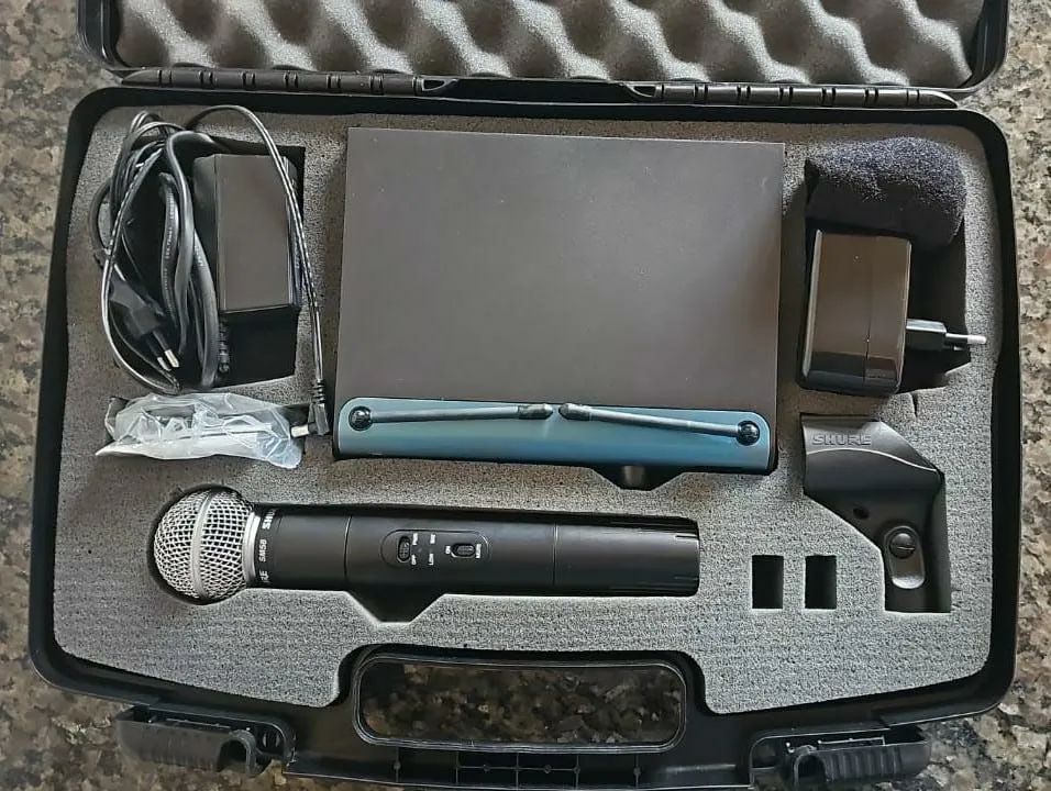 Microfone Shure sem fio 