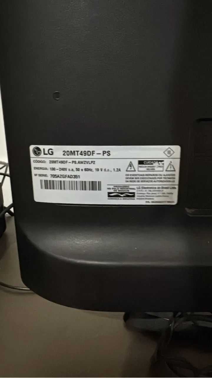 ? Monitor/TV LG 20MT49DF 21,5? ? HDMI + VGA - Foto 3