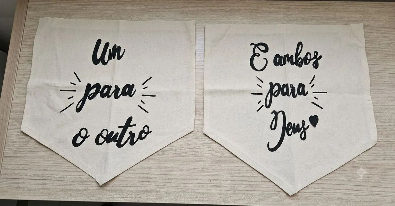 Par de Flâmulas Casamento - Foto 3